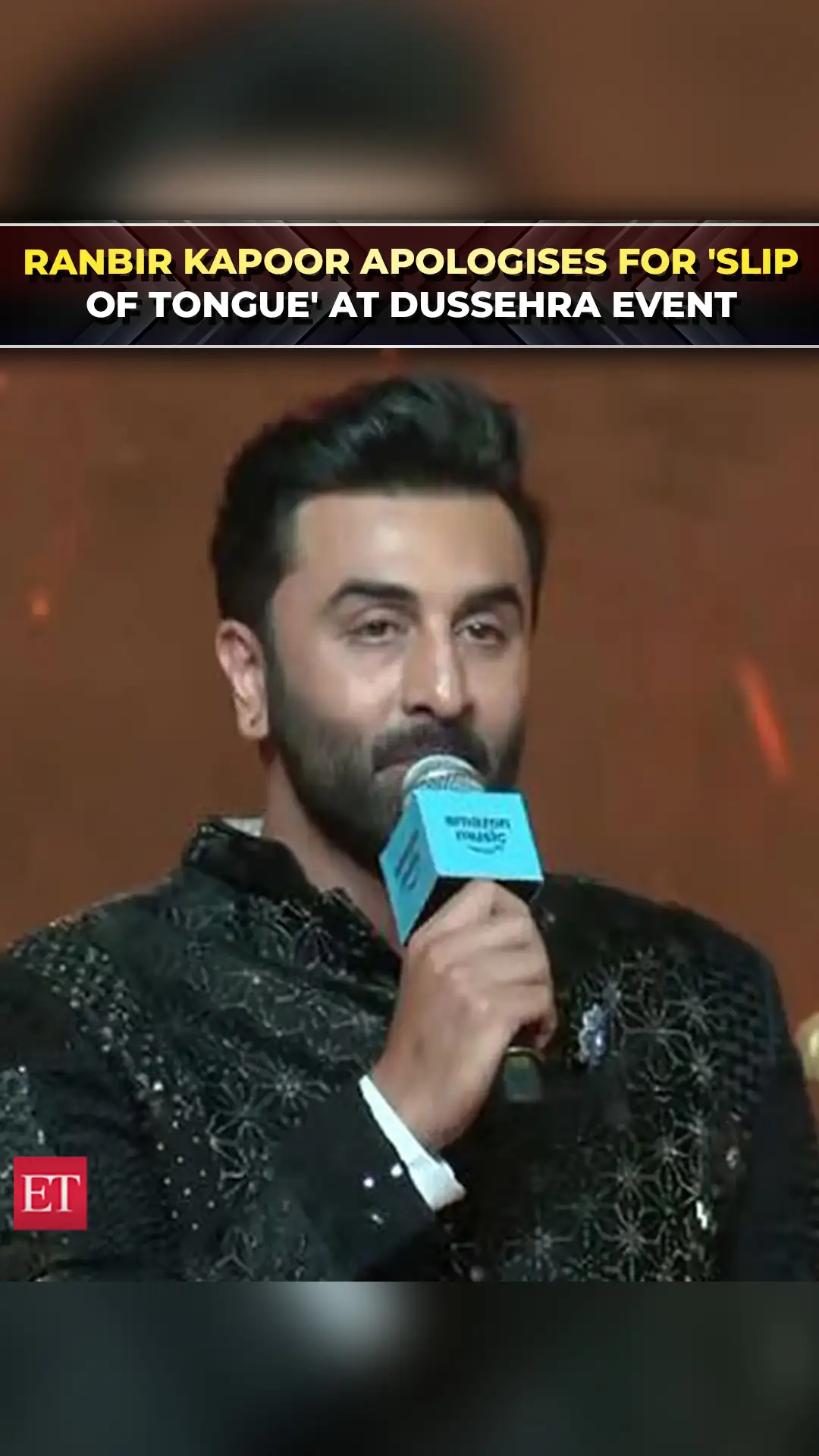 Barbaad kare alfaaz mere: Ranbir quotes 'Rockstar' to apologise for Dussehra Gaffe 
