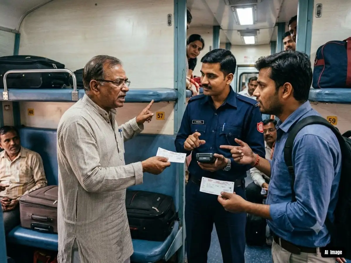 S7, 57: Two passengers get the same confirmed train seat from IRCTC, and it wasn't RAC: Here's what the TTE did 