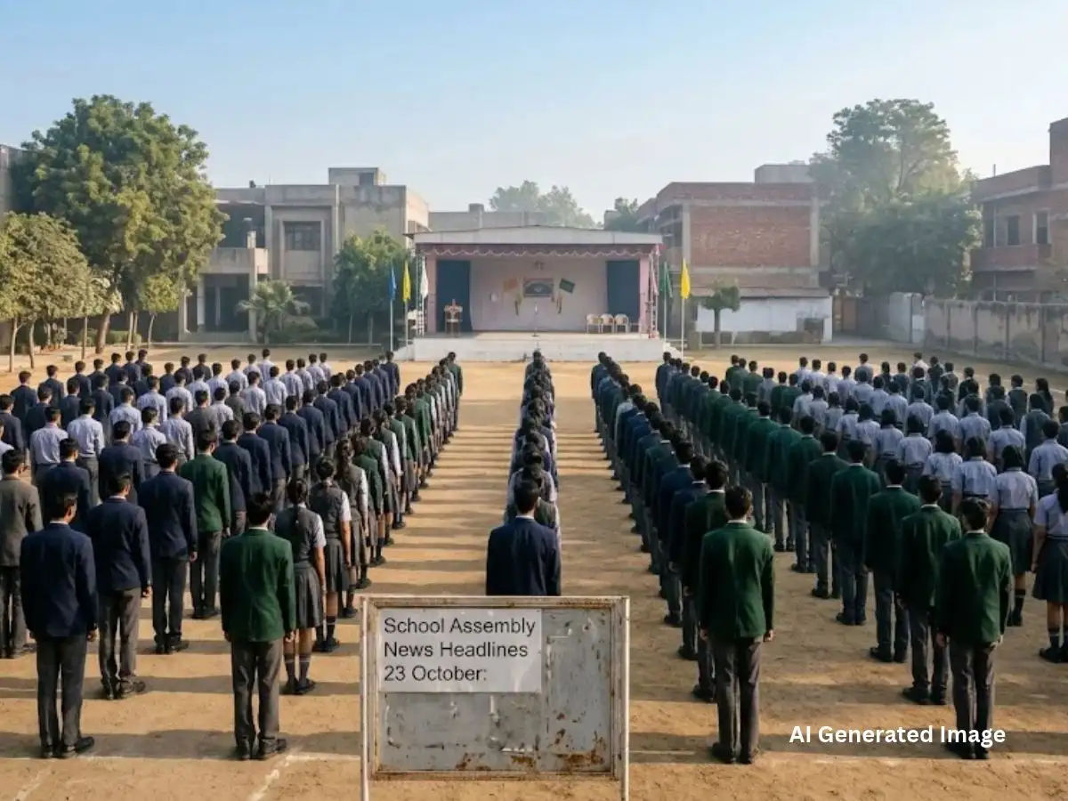 School assembly headlines October 23: Latest national, international, sports and business news 