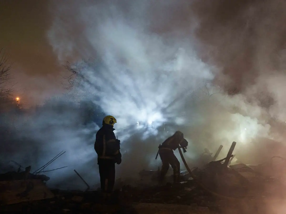 Russian missiles pound Kyiv as Moscow says over 800 Ukrainian drones downed 