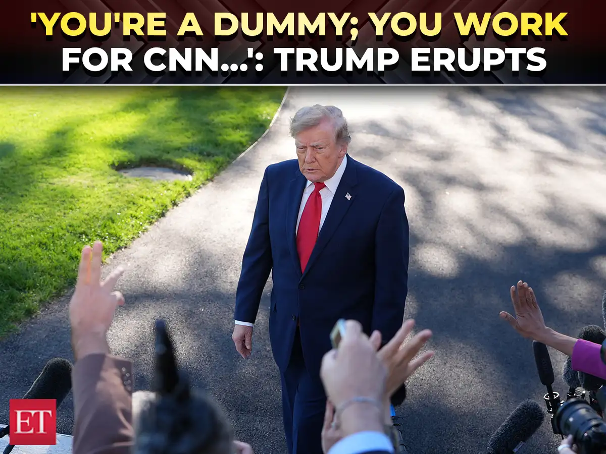 'Use your head, stupid person': Trump berates CNN’s Kaitlan Collins over Russia sanctions question 