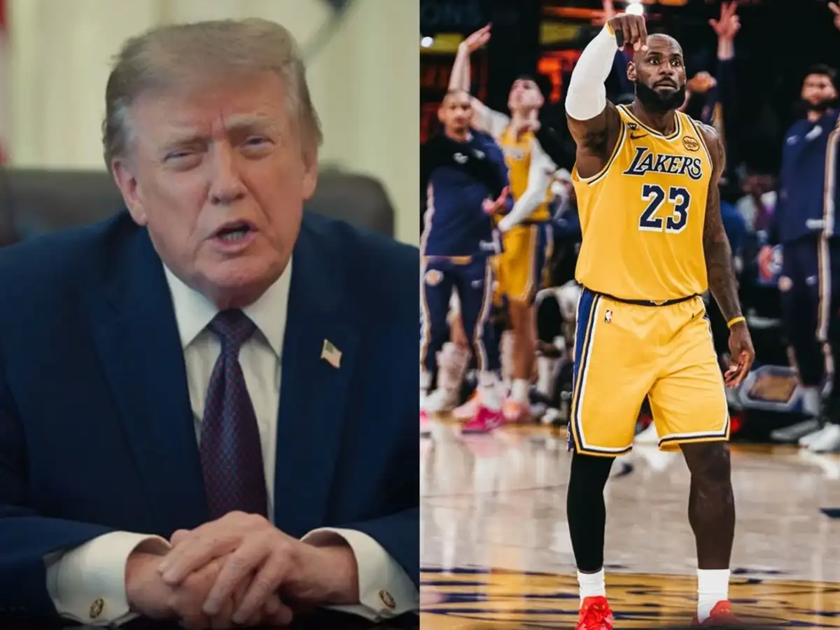 LeBron James National Anthem Controversy: Why is Donald Trump accusing NBA star? Watch viral practice video 