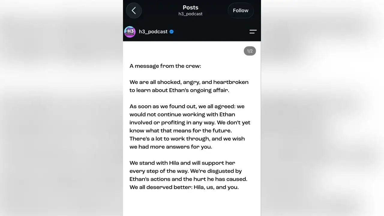 H3 Podcast crew cuts ties with Ethan Klein