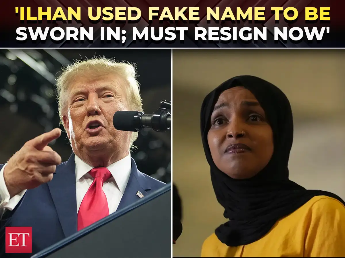 'Ilhan Nur Said Elmi…': Trump calls for Omar’s resignation, revives controversial name allegation 