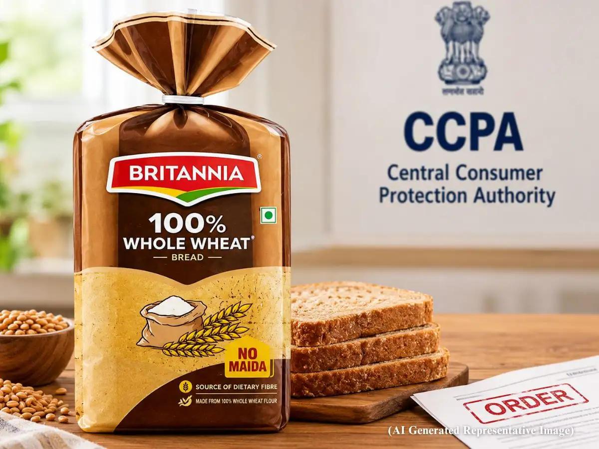 Zero maida: Britannia ordered to stop misleading ads saying its  bread is '100% whole wheat' because atta made up only around 62% of the finished product 