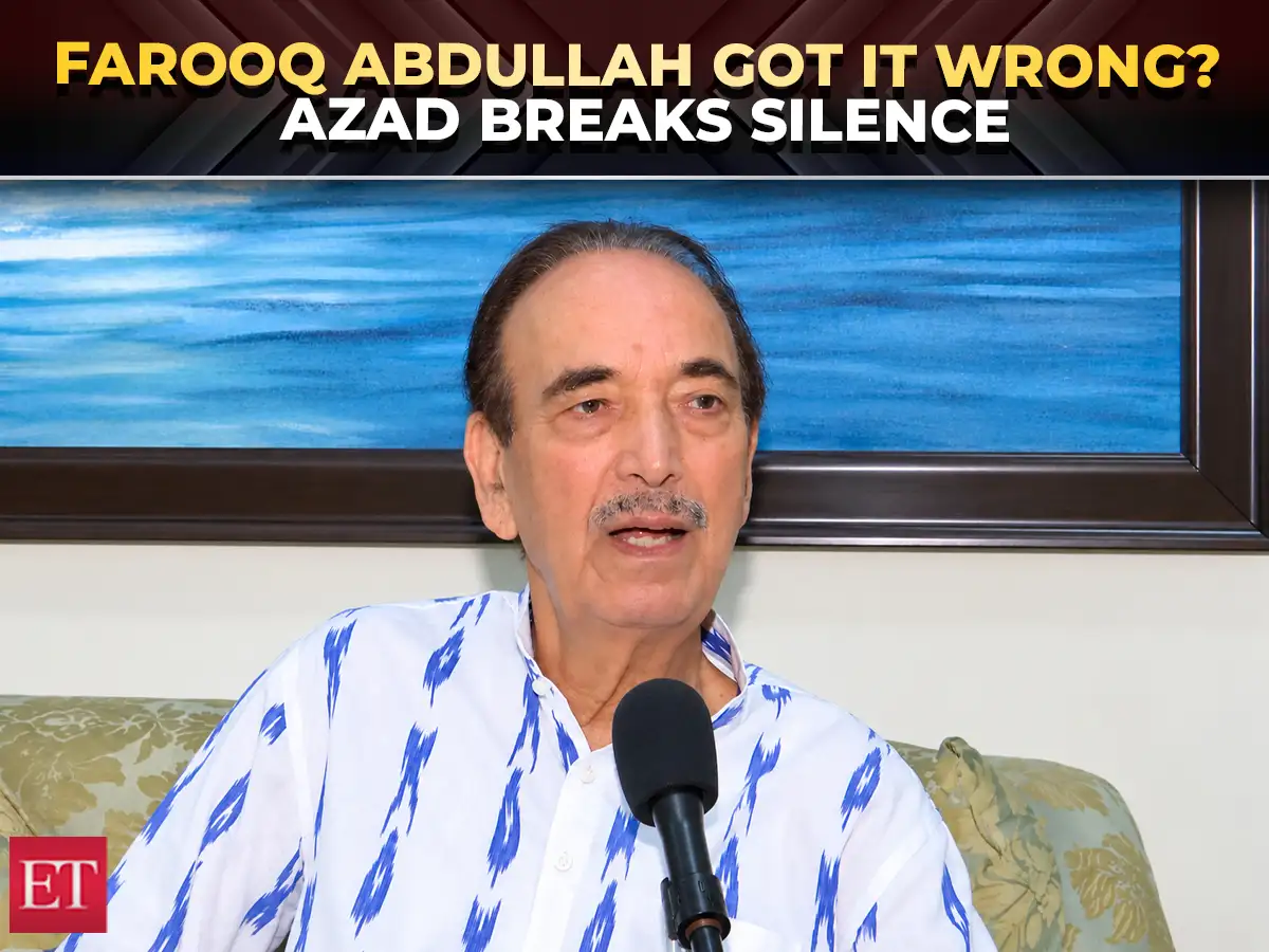 Ghulam Nabi Azad disagrees with Farooq Abdullah, says Pakistan is J&amp;K's enemy 