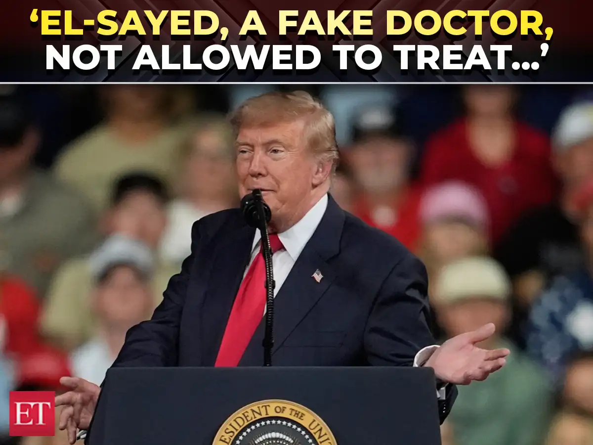 'A fake doctor, not allowed to treat..': Trump’s explosive claim on Abdul El-Sayed in Michigan rally 