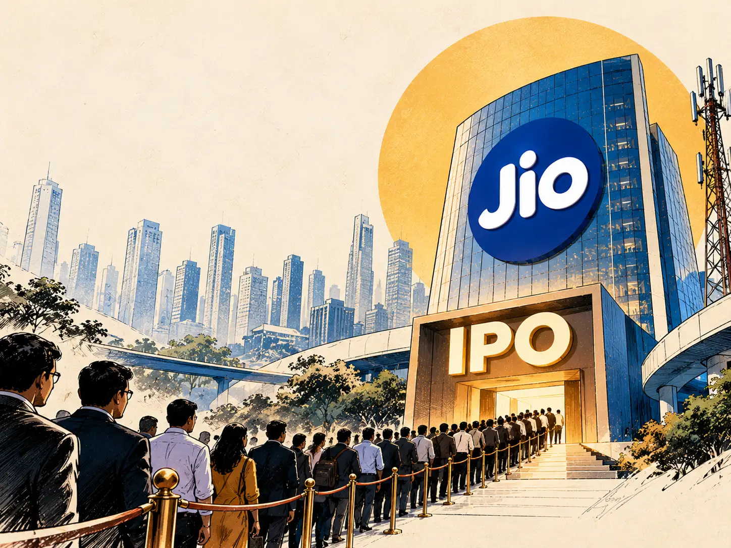 Jio IPO Listing Live Updates: Jio Platforms shares to make Dalal Street debut today; check GMP and other details