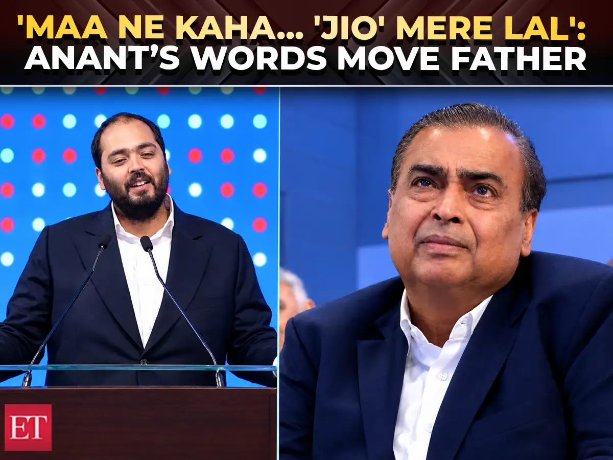 ‘Jio Mere Laal’: Anant Ambani’s emotional words leave Mukesh Ambani teary-eyed 