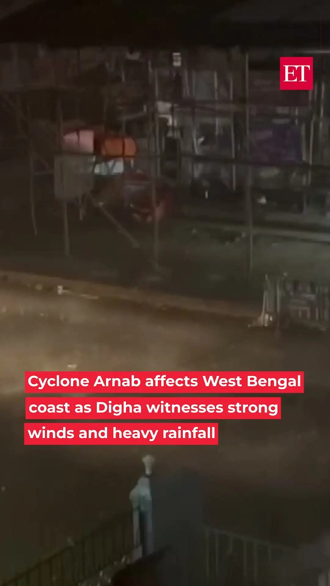 Cyclone Arnab affects West Bengal coast as Digha witnesses strong winds and heavy rainfall 