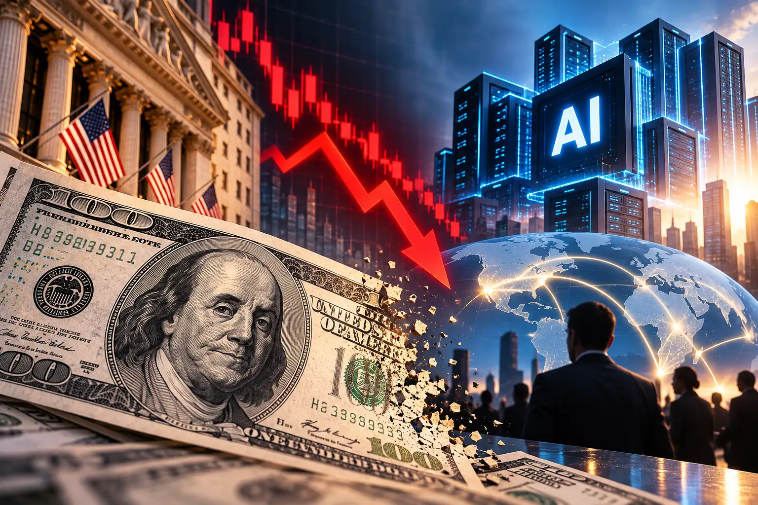 US Market: AI boom could weaken dollar’s safe-haven appeal as foreign flows rise