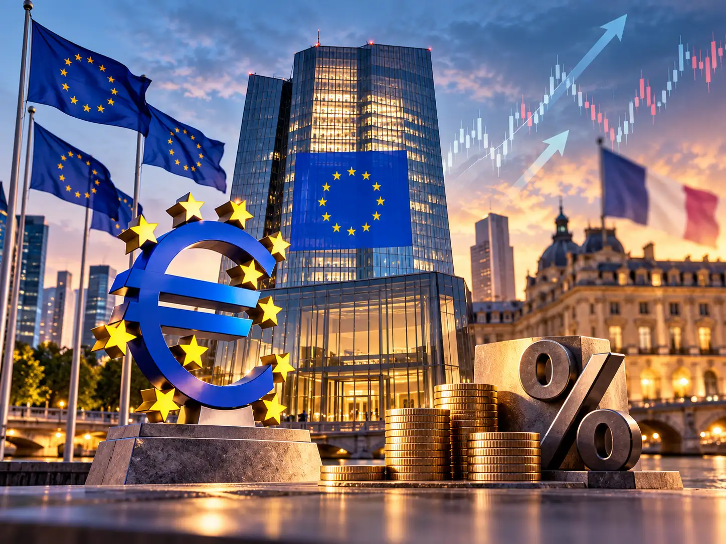 Global Market: ECB rate decision in focus as Lagarde exit speculation grows