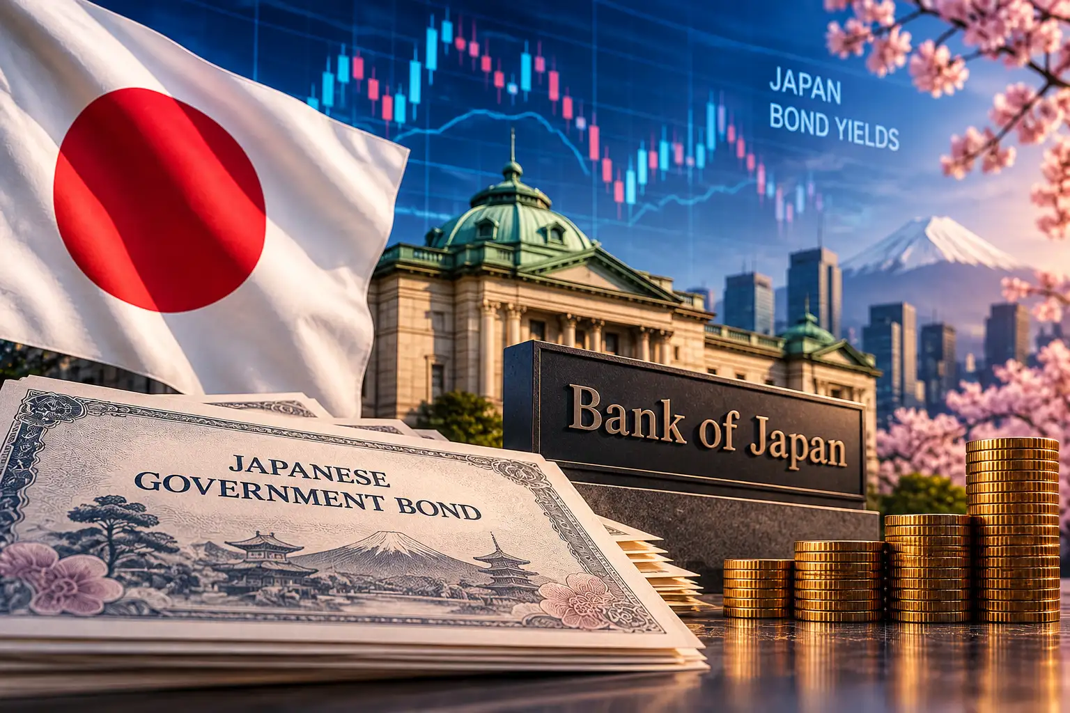 Global Market: Japan bond yields steady ahead of BOJ policy decision