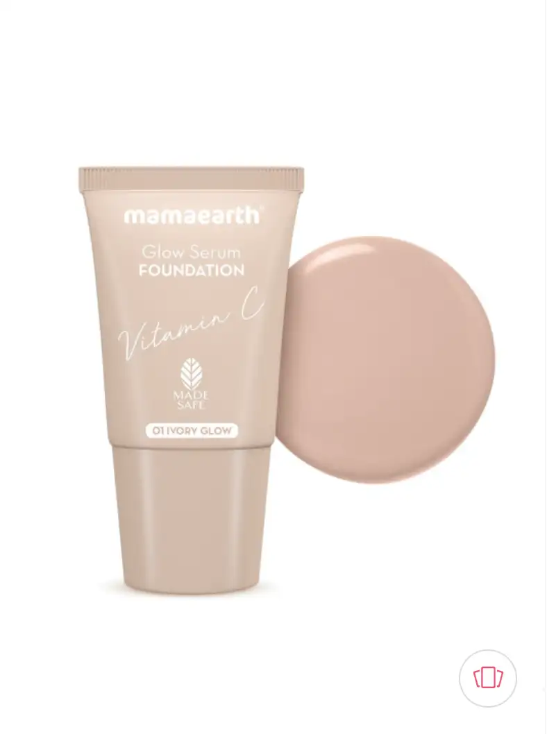 Image for MamaearthGlowSerumMiniFoundationWithVitaminC%26amp%3BTurmeric