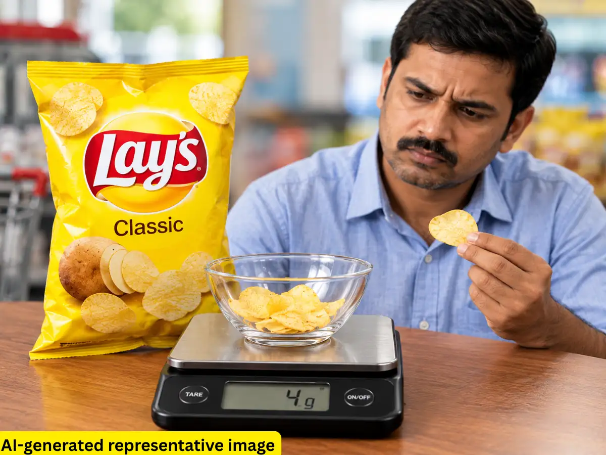 Rs 5 Lay's packet, Rs 8,000 compensation! Man finds just 4 grams of chips instead of 15 grams; court orders PepsiCo to pay with interest 