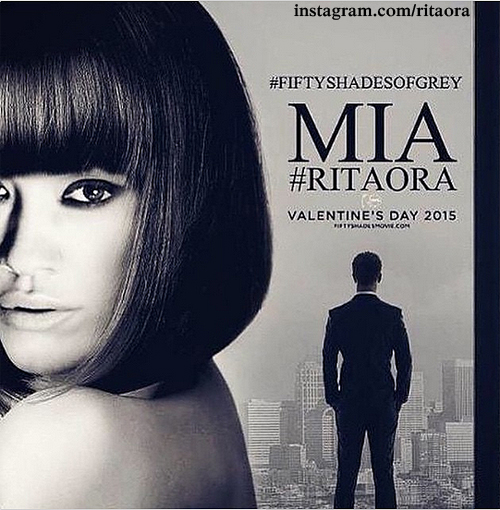 Rita Ora Reveals New Photo Of Her Fifty Shades Of Grey Character The Economic Times