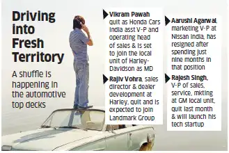 Senior executives move from posts as auto industry remains sluggish ...