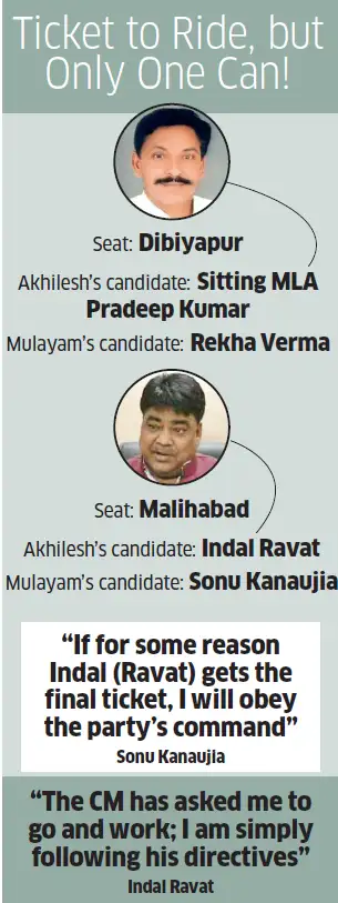 Cycle Kiski How Samajwadi Party Cadre Candidates Are Caught In Between Mulayam Akhilesh Family Feud The Economic Times