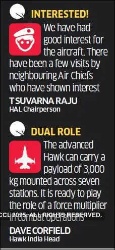 Indo Uk Made New Hawk Combat Aircraft Looks To Take On China The