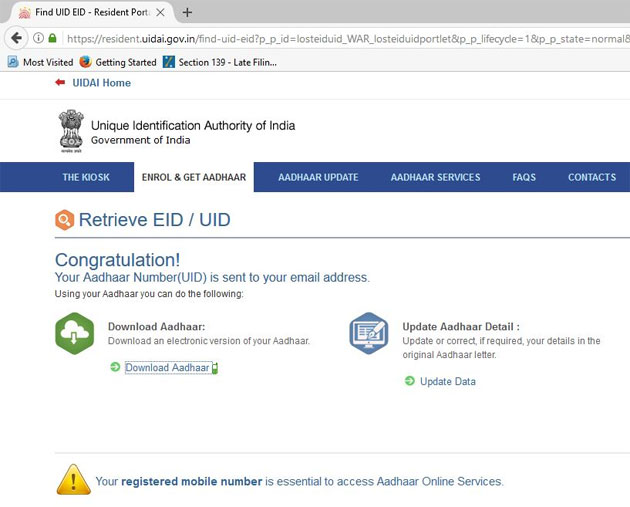 Featured image of post Aadhaar Online Services / Users can get the card.