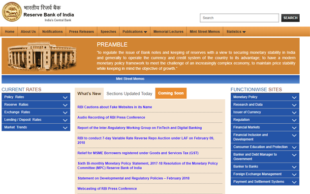 Official Site: Follow Us, PDF, Reserve Bank Of India