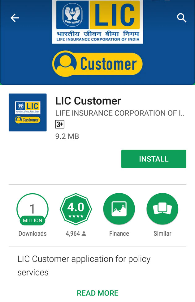 LIC-Customer-App