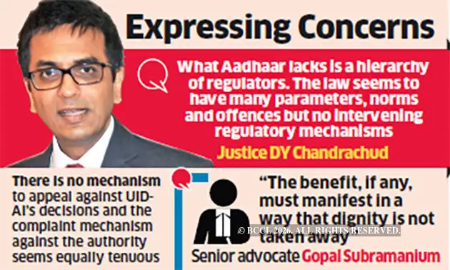 Aadhaar Card: Aadhaar lacks regulatory oversight: Supreme Court