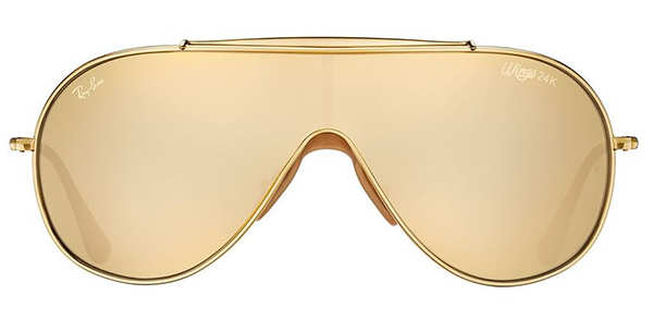 ray ban nose pads gold