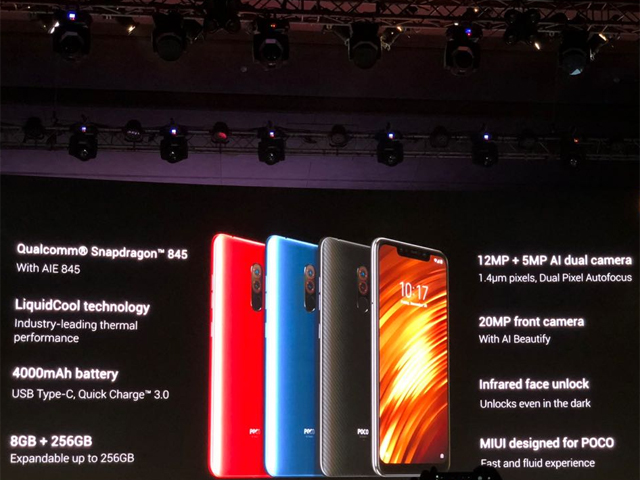 Xiaomi unveils Poco F1 with 6.18 inch 