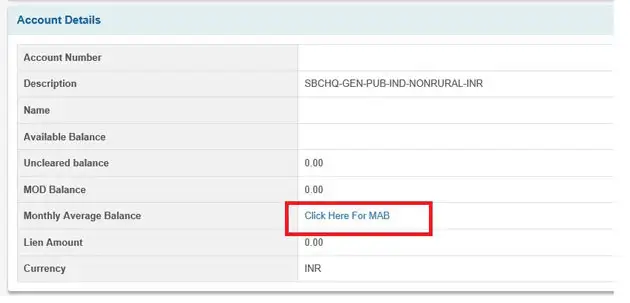 Sbi ख त म न य नतम औसत ब ल स क