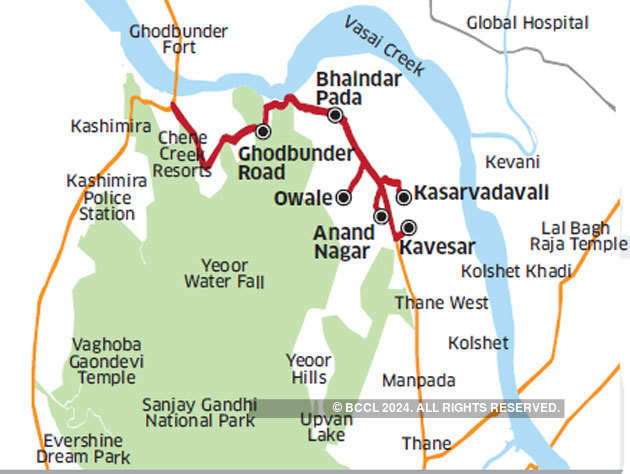 Thane Ghodbunder Road Map Realty Hotspot Series: Connectivity is big plus point for 