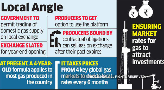 Exchange In The Works To Discover Local Gas Price The Economic Times