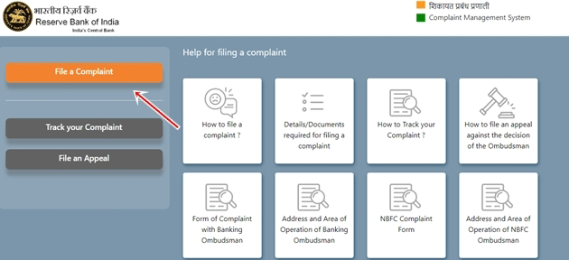 How To File Complaints Against Banks And Nbfcs On Rbi Website The Economic Times