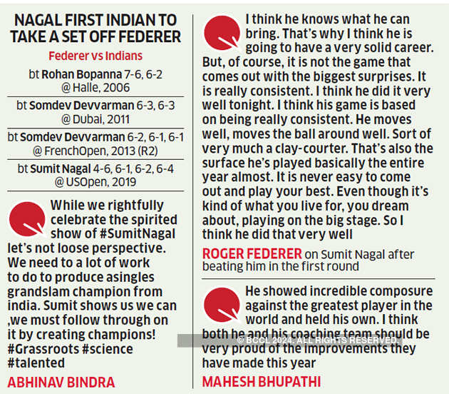 Sumit Nagal has triggered a debate on tennis in India - The ...