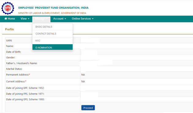 EPF Account E Nomination: How to make nomination online in your EPF account
