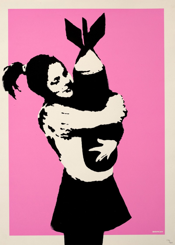 Banksy Digital Download Kids Hugging Digital Print Banksy Wall Art Instant Download Banksy Love