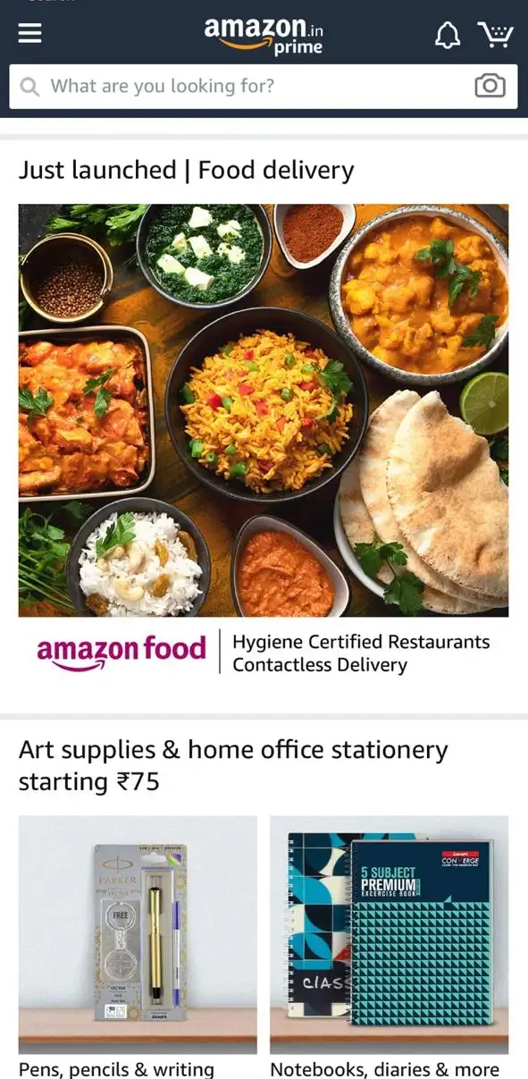 food delivery Amazon launches food delivery service in India The