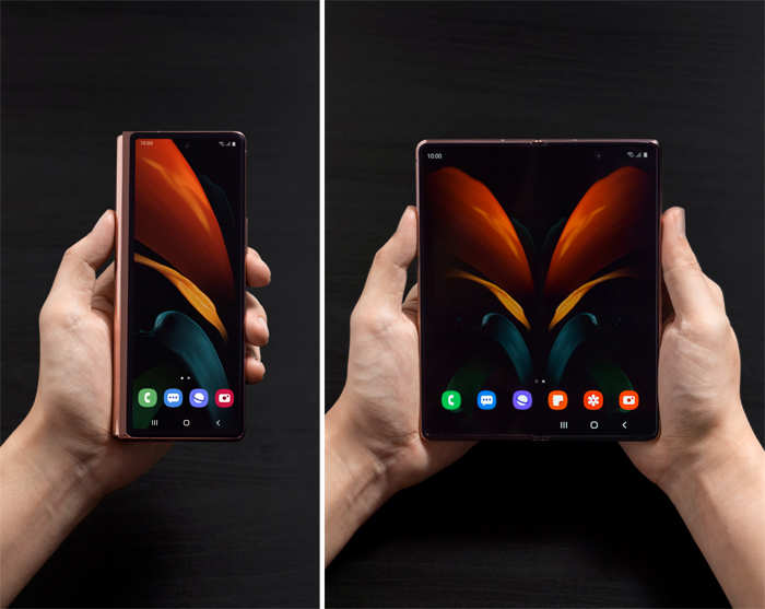 View Foldable Samsung Galaxy Z Fold 2 Price In India Photos