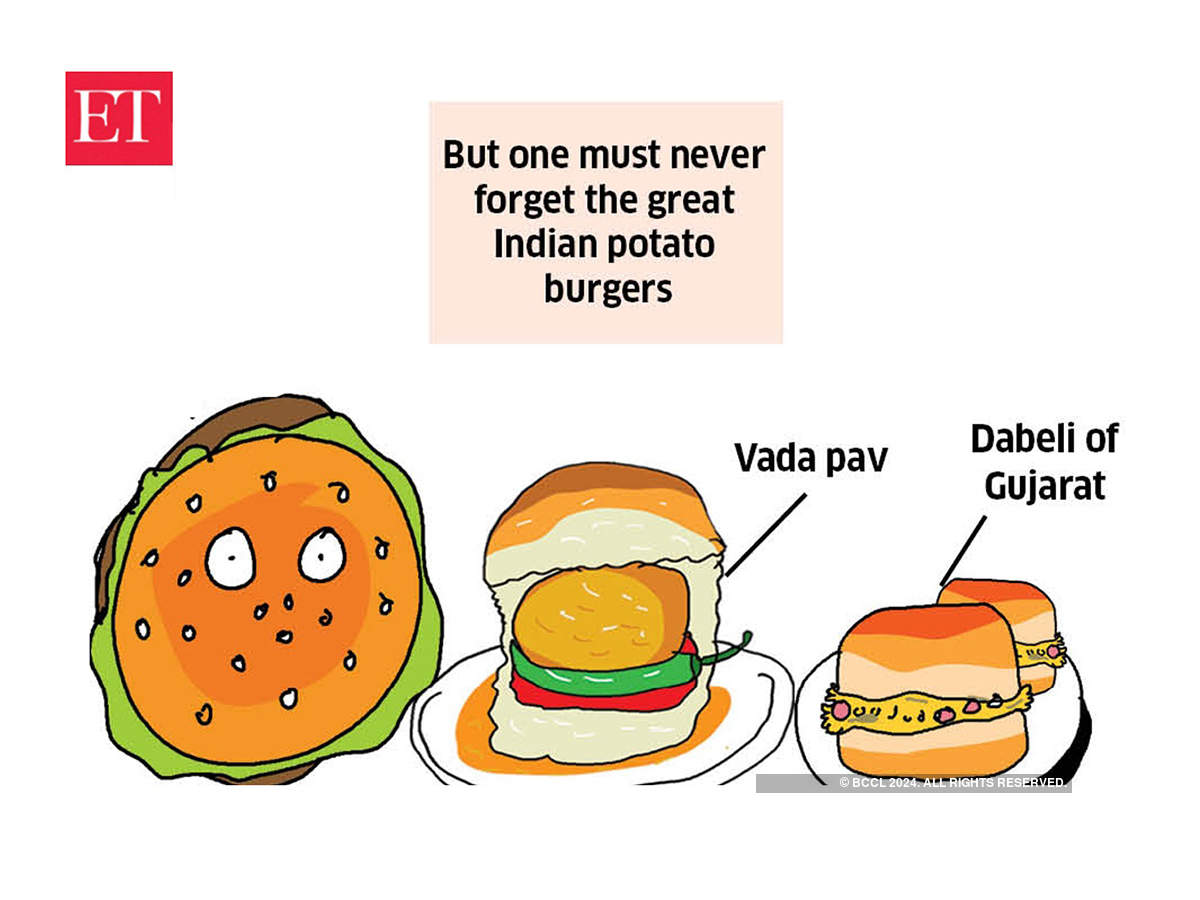 From vada pav to dabeli: How India has tweaked the mighty hamburger - The  Economic Times