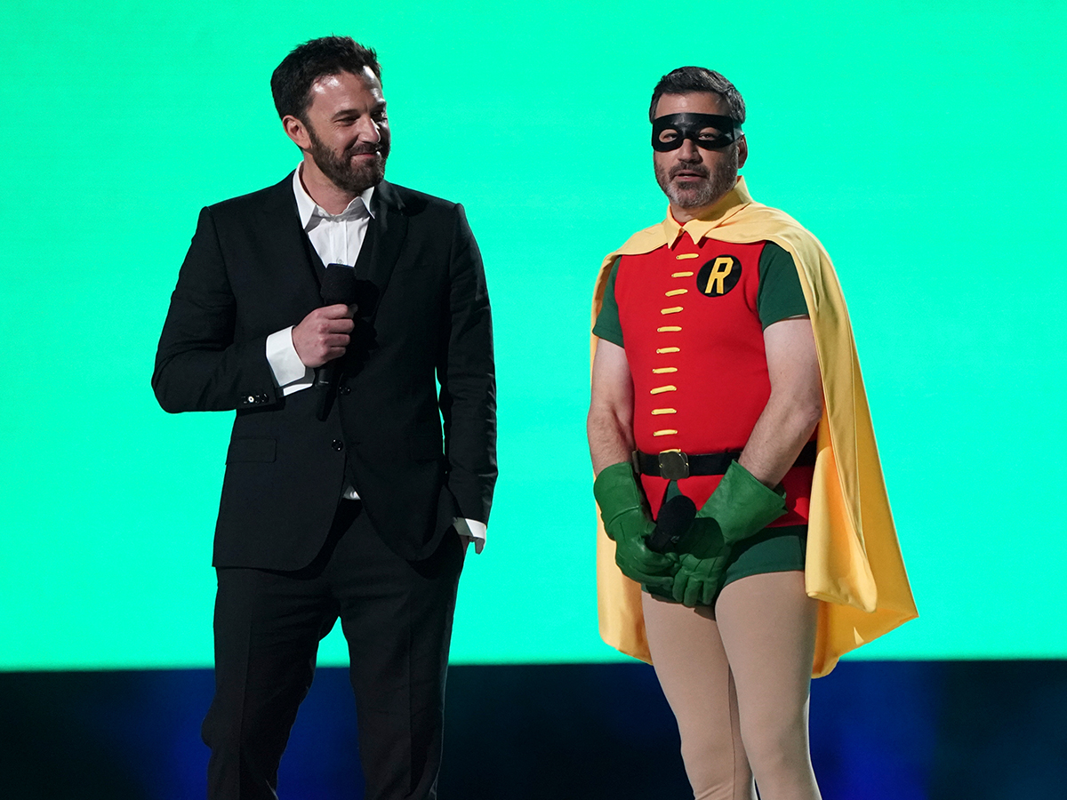 Ben Affleck dan Jimmy Kimmel Ben Affleck dan Jimmy Kimmel
