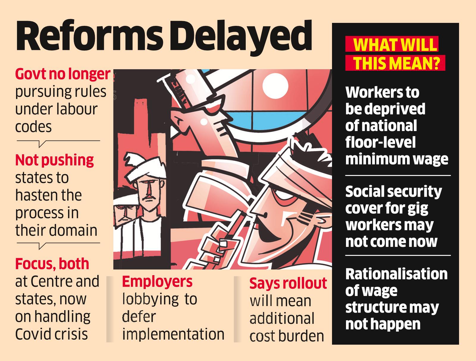Implementation of Labour Codes may be Pushed to Next Year