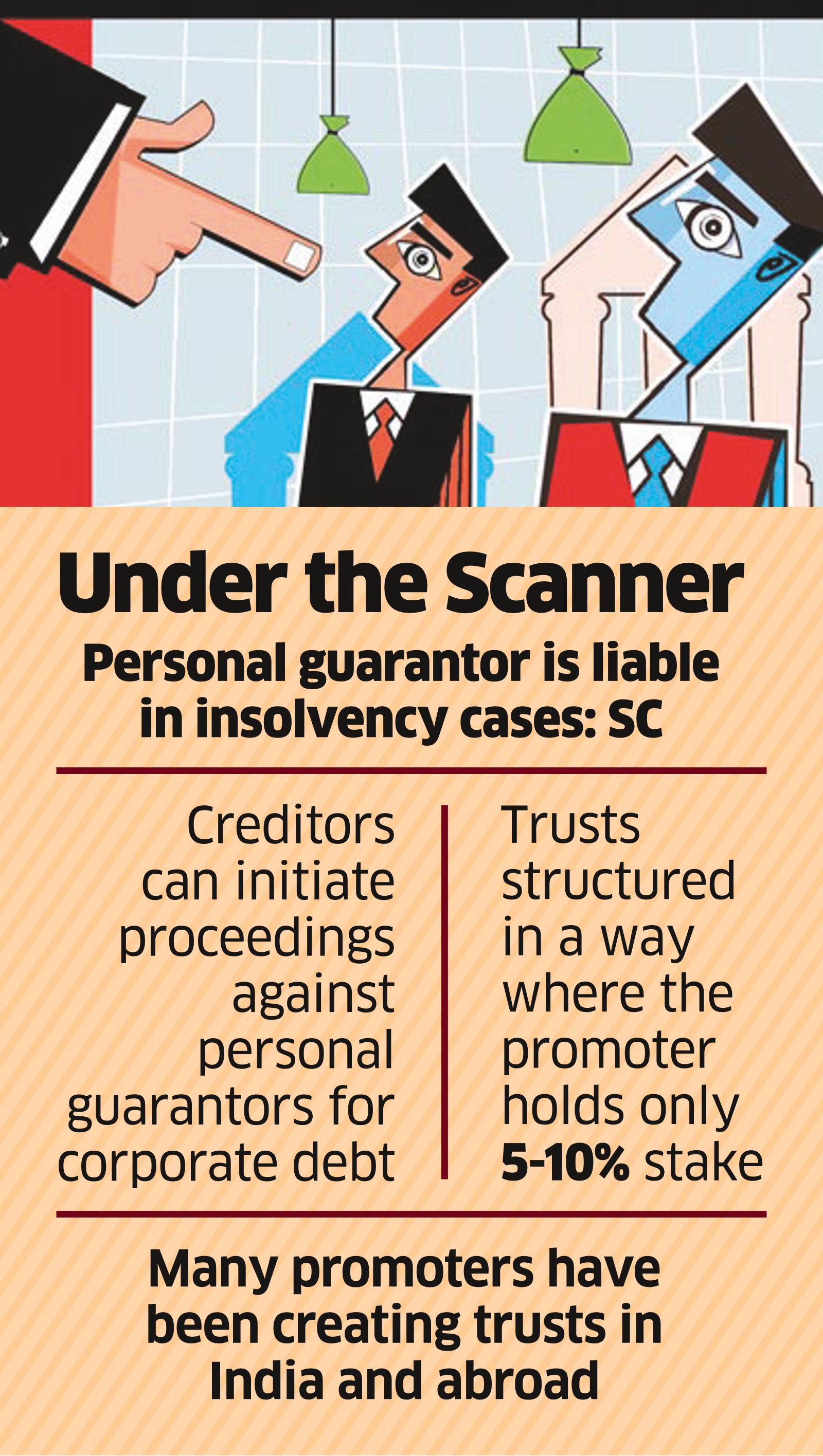 Banks may Target Family Trusts of Loan Guarantors