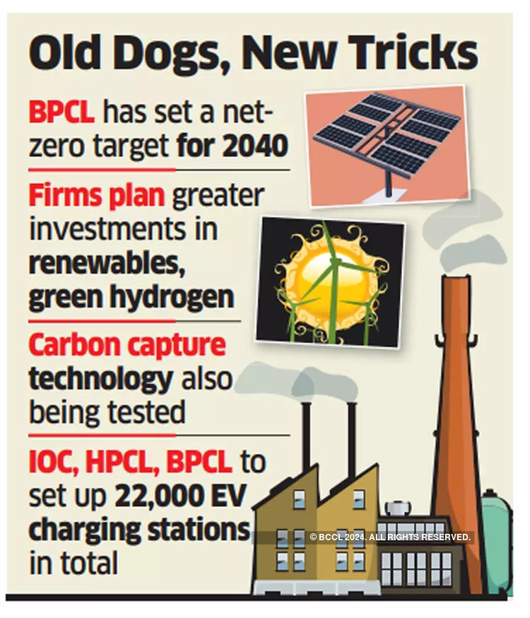 indian oil: Oil and gas companies setting up net-zero targets 