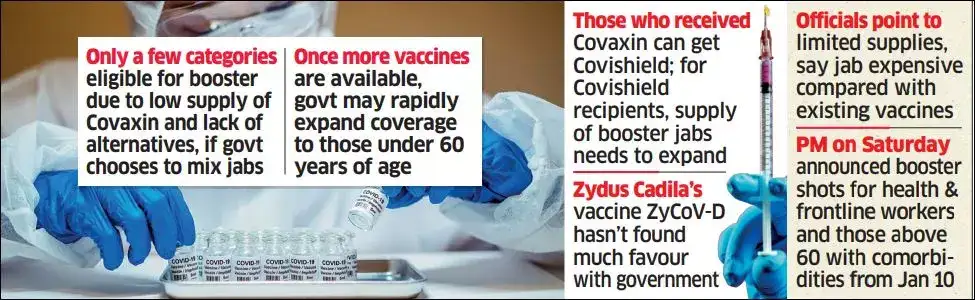Covid Booster Dose: Government may go for mixing vaccines for booster ...