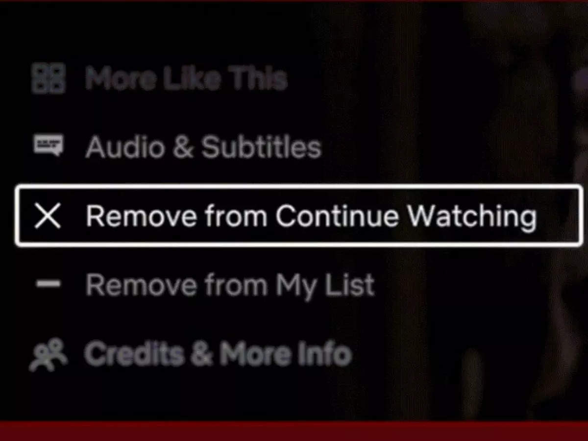 How to remove movies, TV shows from your Netflix Continue Watching list