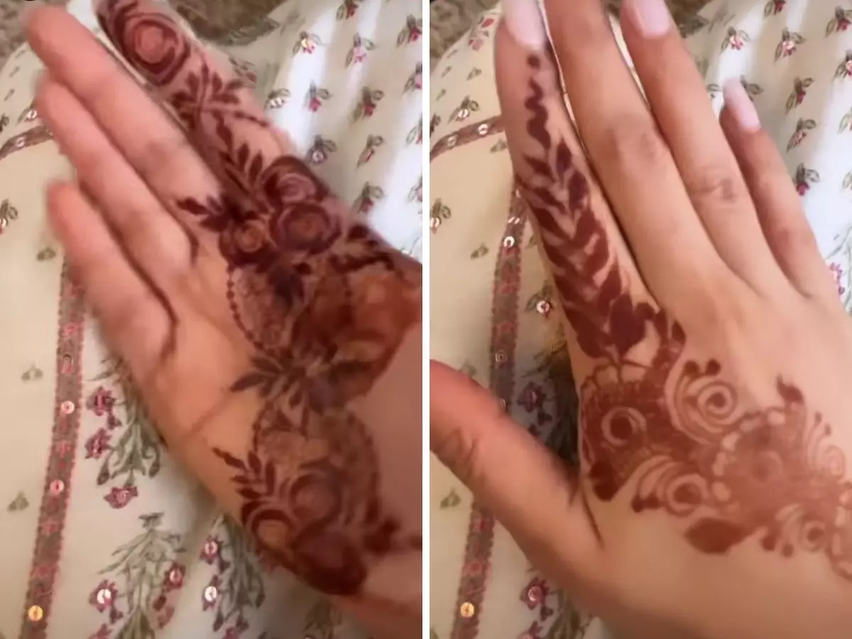 Ranbir-Alia mehendi bash: Mom Neetu pays tribute to Rishi Kapoor, Karisma  flaunts her henna design - The Economic Times