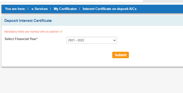 Sbi Form 16a How Sbi Customers Can Download Form 16a Interest Certificate Via Net Banking 8687
