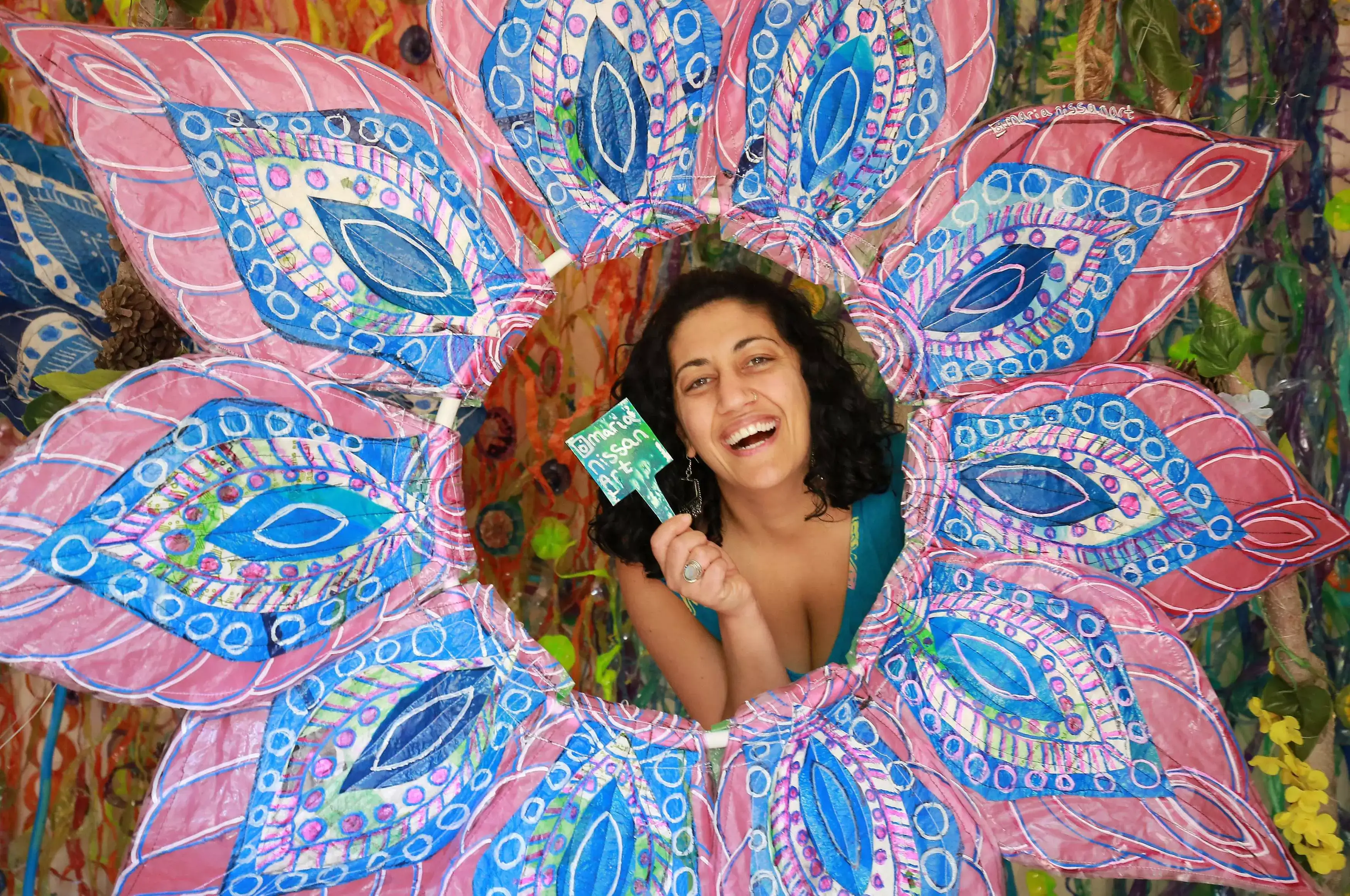 Jordan artist turns plastic trash into art, says want to rid world of