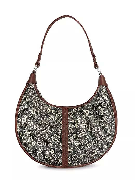 Canvas sling boho purses for women hobo bags Multi-pocket Cotton Casual Handbag 
