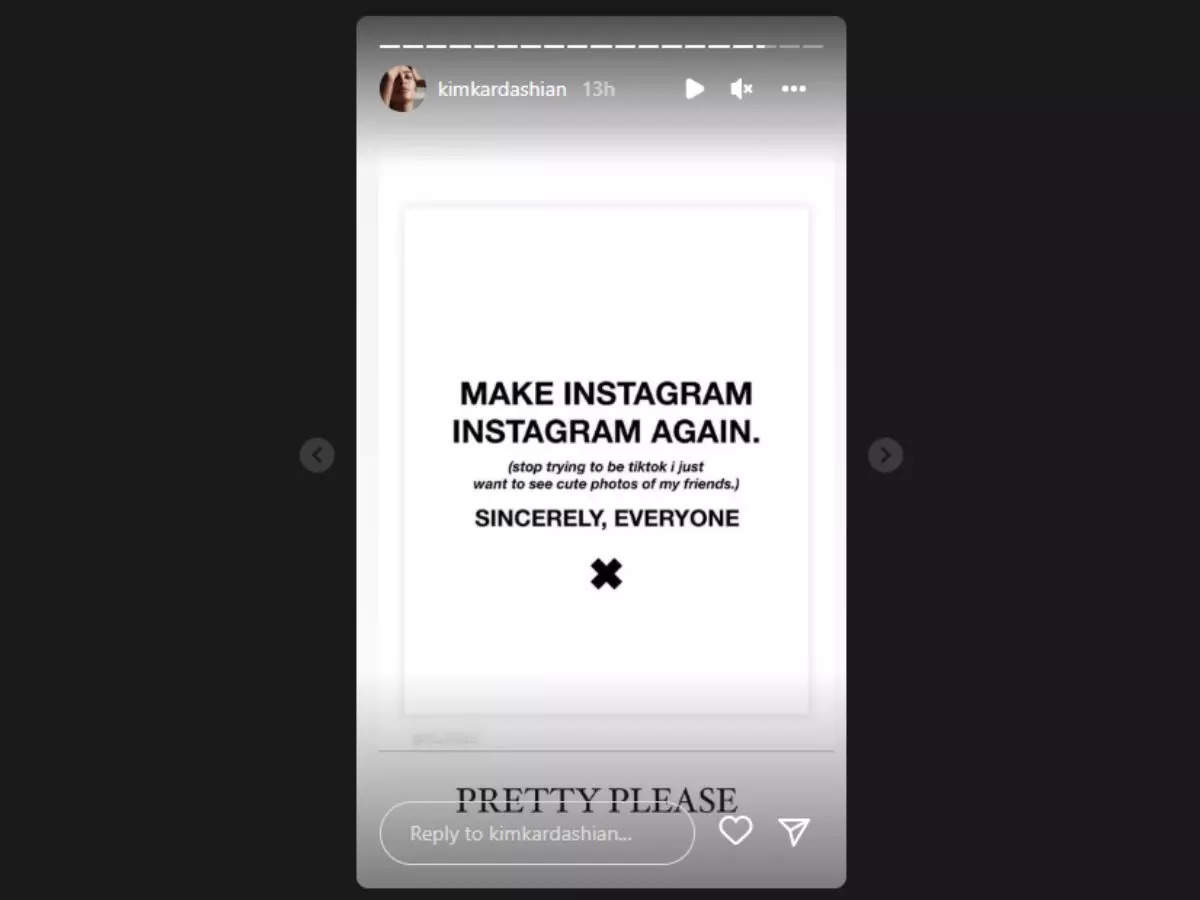 Kim Kardashian and Kylie Jenner Called Out Instagram for 'Trying